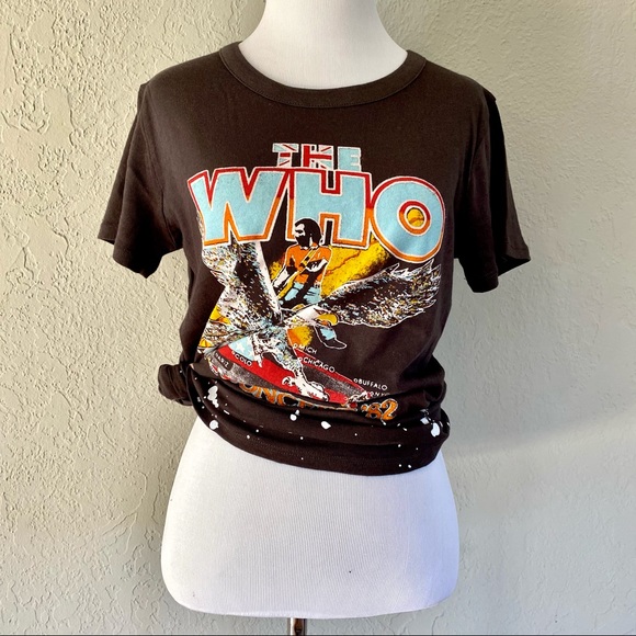 NWT Chaser The Who Vintage Live in Concert '82 Tee - Picture 4 of 15